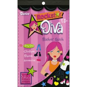 Rock Star Diva Sticker Book