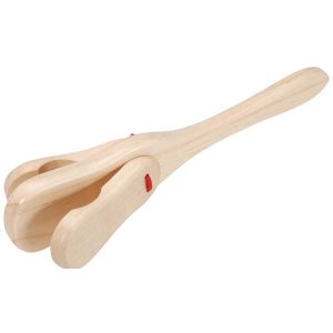 Wood Percussion Instrument Hand Castanets 8.25 Inches