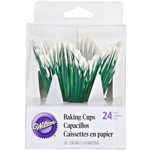 Wilton Grass Flower Petal Cupcake Liners, 24-Count