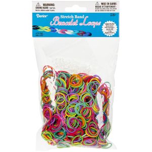 Stretch Band Bracelet Loops and S Clips Multicolor