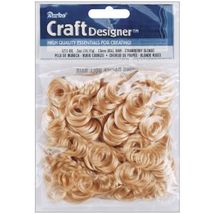 Curly Doll Hair 0.5 oz Strawberry Blonde