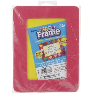 Foam Frame Opening Assorted Colors 6 X 8 Inches