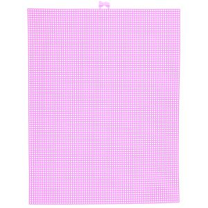 Plastic Canvas 10 X 13 Inches Neon Pink