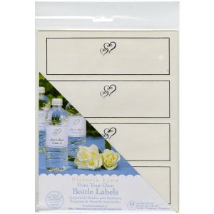 Darice Printable Bottle Label White 2.75