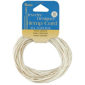 Jewelry Designer Hemp Cord White 8 Yards