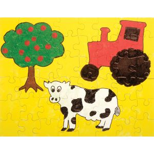 Color Your Own Puzzle 8.5 X 11 Inches