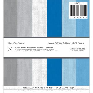 Christmas 6 x 6 Cardstock Paper Pad Christmas Winter