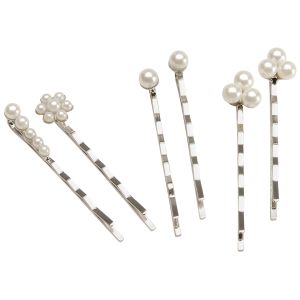 Bobby Pins Pearl Designs and Silver