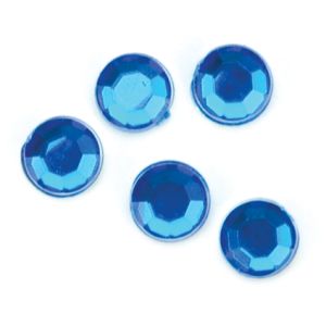 Round Rhinestones Embellishment 5mm Dark Sapphire
