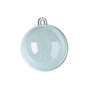 60mm Clear Plastic Acrylic Fillable Crystal Hanging Ball Ornament