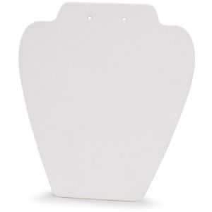 Folding Jewelry Stand 7.25 Inches White Velvet