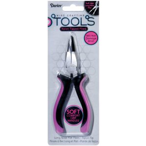 Nylon Jaw Long Nose Flat Pliers 5 Inches