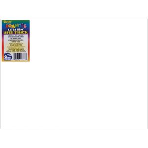 Extra Thick Foam Sheet White 6mm thick 9 X 12 Inches