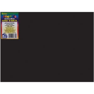 Darice Foamies Extra Thick Foam Sheet Black 9 inch x 12 inch 6 mm Thick 1 Each