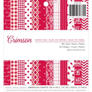 Christmas 6 x 6 Paper Pad Crimson