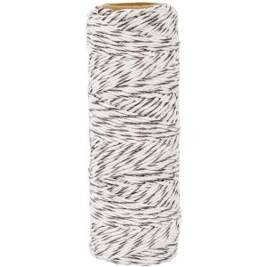 Lucky Dip Black Metallic Hemp Cord