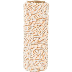 Lucky Dip Tangerine Metallic Hemp Cord