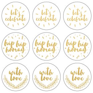 Lucky Dip Collection Foil Stickers Lets Celebrate