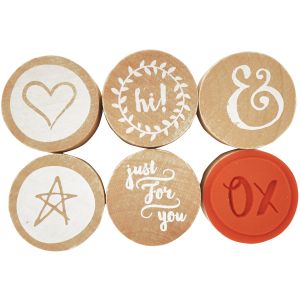 Lucky Dip Collection Cling Mounted Rubber Stamps Thank You