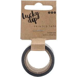 Lucky Dip Collection Printed Tape Celebrate