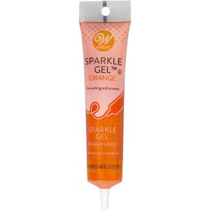 Wilton Orange Sparkle Gel Frosting, 3.5 Oz