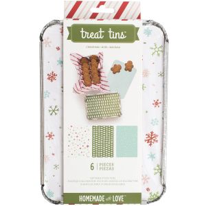 Food Craft Treat Tins Christmas Large