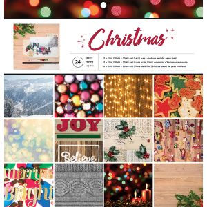 12 x 12 Paper Pad Christmas Photo Real