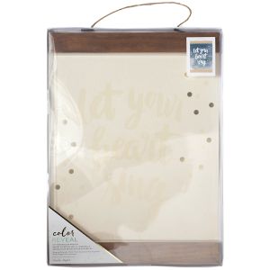 Color Reveal Collection Watercolor Hanging Print 11 x 15 Let Your Heart Sing