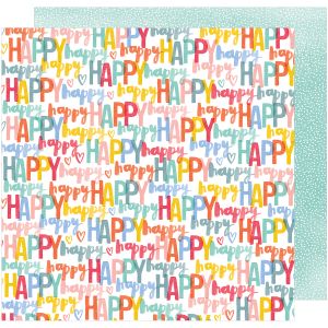 Collection 12 X 12 Double Sided Paper Happy