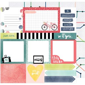 Saturday Collection 12 X 12 Double Sided Paper Pizza Pie