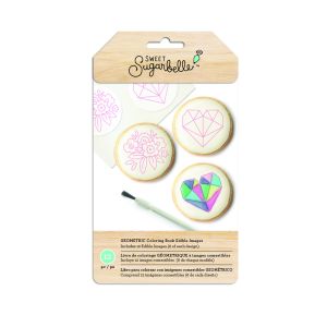 Geometric Coloring Book Edible Images