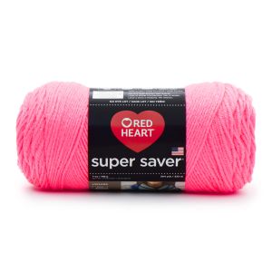 Red Heart Super Saver Yarn Pretty n Pink 1 Pack of 1 Skein