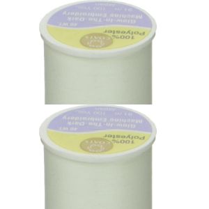 Spinrite Coats Glow In The Dark Machine Embroidery Thread 1 Pack of 2 Piece