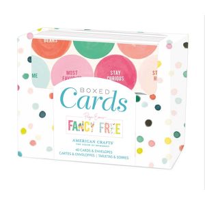 American Crafts Page Evans Fancy Free A2 Cards Boxed Set