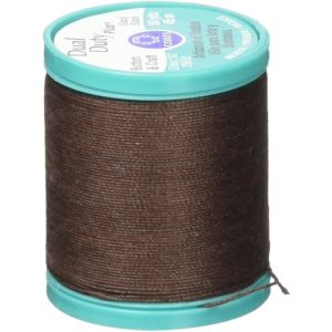 Spinrite Coats Dual Duty Plus Button & Carpet Thread 50yd Chona Brown 1 Pack of 2 Piece