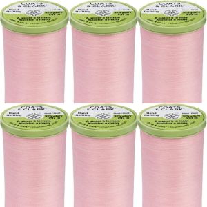 Spinrite Coats Dual Duty Plus Hand Quilting Thread 325yd Pink 1 Pack of 6 Piece