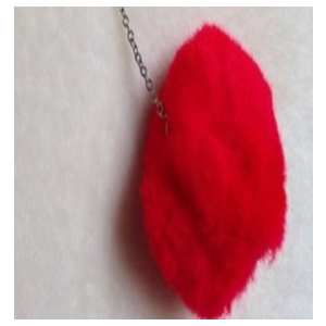 Poms 0.5 Inch Neon Strawberry