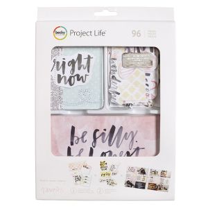 Becky Higgins Project Life Value Kit Inspired Stitching and Die Cuts