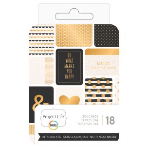 Project Life 3 X 4 Theme Cards Be Fearless