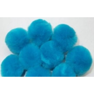 Pom Pom Turquoise 1 Inch