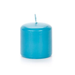 Pillar Candle Blue Unscented 2.8 X 2.8 Inches