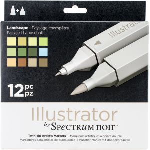 Spectrum Noir Illustrator Twin Tip Markers Landscape