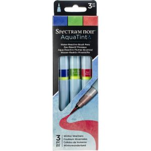 Spectrum Noir Aqua Tint Pens Winter Warmers Set Multicolor