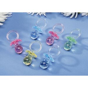 Pacifier Beads Plastic Assorted Colors