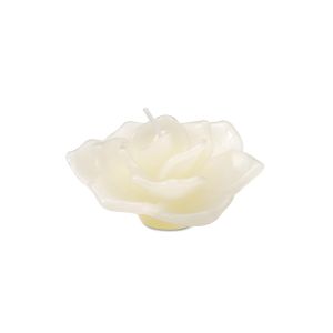 Floating Candles Rose Small Ivory 3 Inches