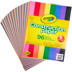 Crayola Construction Paper Pad 9X12 inch 96 Sheets 1 Pack of 4 Piece