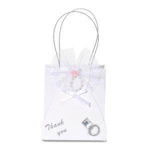 Gown Embellished Wedding Favor Bags