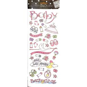 Me And My Big Ideas Stickers Little Baby Girl