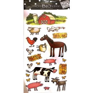 Me And My Big Ideas Stickers Barnyard Animals