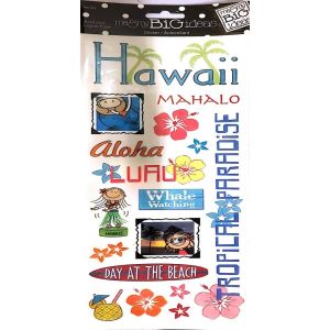 Me And My Big Ideas Stickers Colorful Hawaii Packa